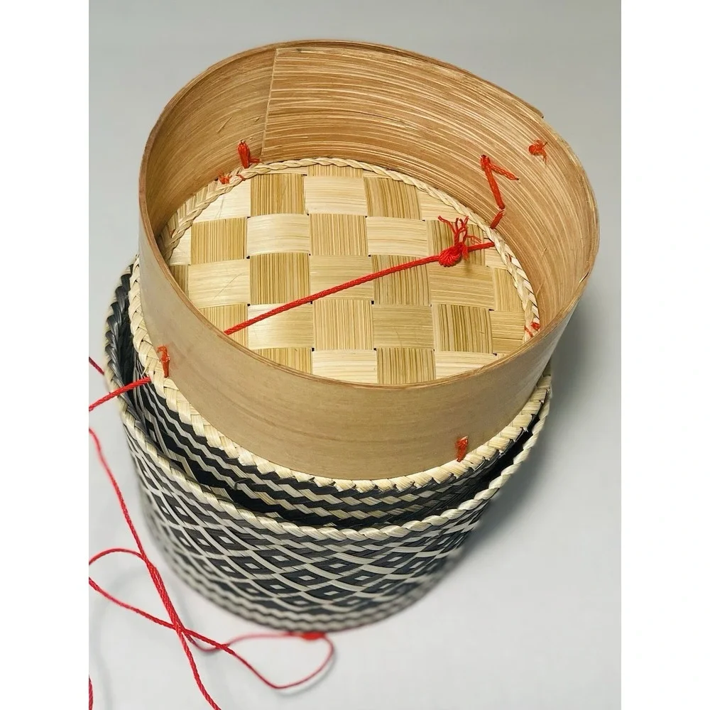 Bamboo Sticky rice steamer basket Induction Por Electric Gas Stove